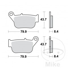TRW Pastillas de freno estándar SCOOTER ALTN: 7322670 787.01.42