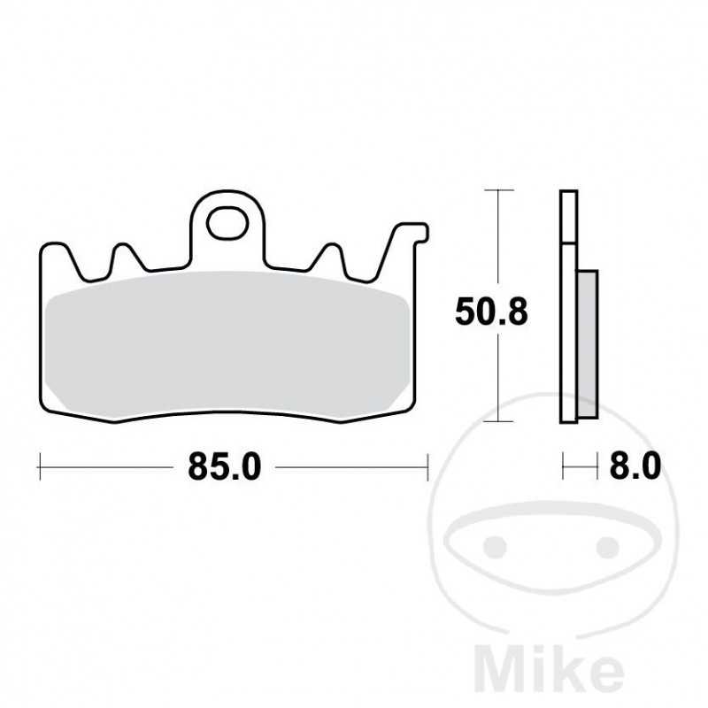 TRW carbon brake pads CRQ ALTN: 7370162 787.01.23
