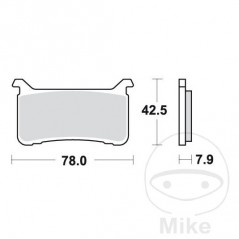 TRW Pastillas de freno carbono CRQ ALTN: 7320122 787.01.78