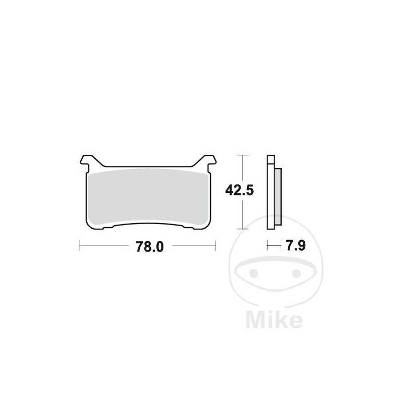 TRW Pastillas de freno carbono CRQ ALTN: 7320122 787.01.78