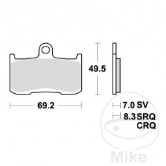 TRW Pastillas de freno carbono CRQ ALTN: 7320006 787.49.93