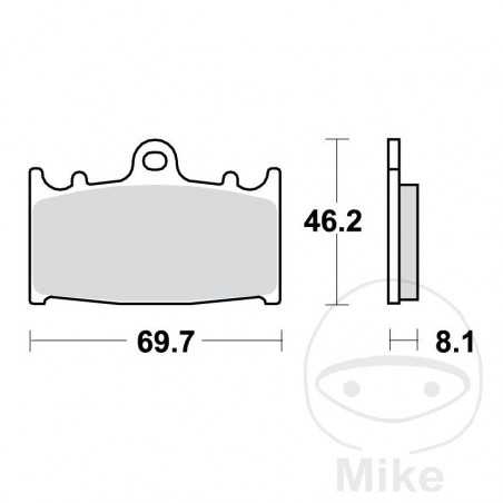 TRW Standard brake pads ALTN: 7374549 787.23.36