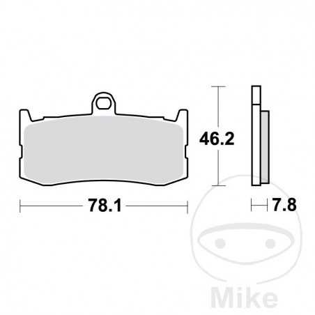 TRW carbon brake pads CRQ ALTN: 7370160 787.00.68