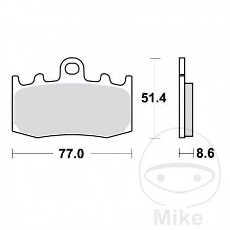 TRW Standard brake pads ALTN: 7324163 787.41.42