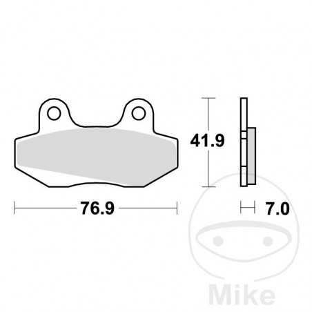 TRW Standard brake pads SCOOTER ALTN: 7320513 787.21.14