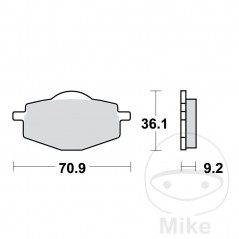 TRW Standard brake pads SCOOTER ALTN: 7320514 787.21.15