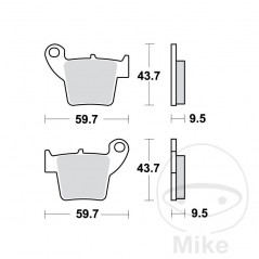 TRW Standard brake pads OFFROAD ALTN: 7323918 787.54.53