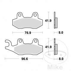 TRW Standard brake pads ALTN: 7329014 787.19.24