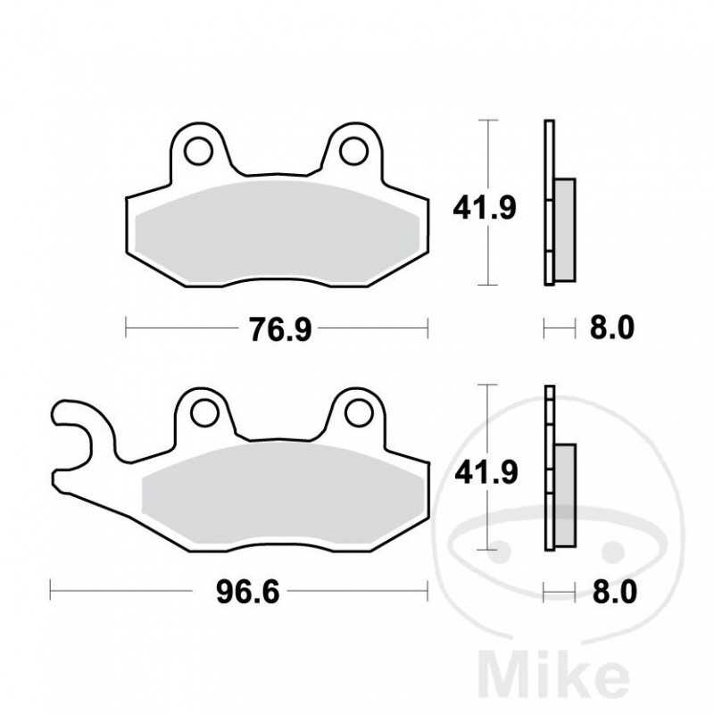 TRW Standard brake pads ALTN: 7329014 787.19.24