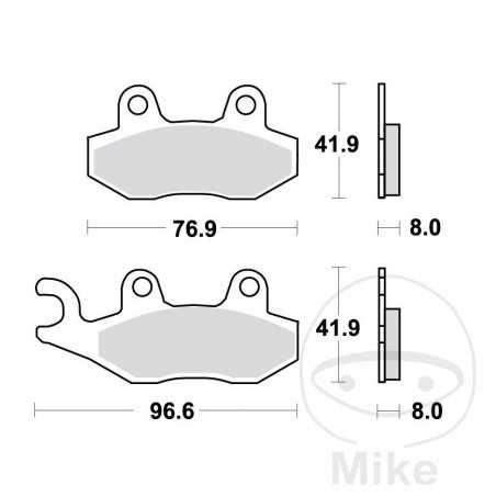 TRW Standard brake pads ALTN: 7329014 787.19.24