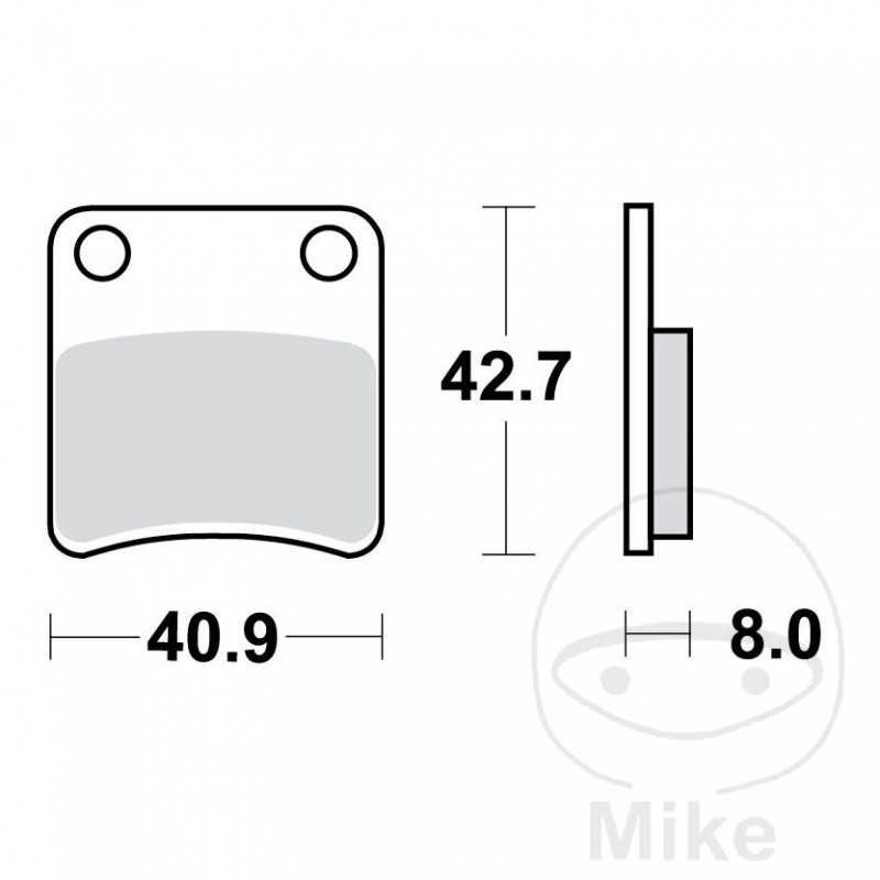 TRW Standard brake pads ALTN: 7320533 787.01.03