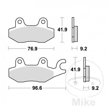 TRW Standard brake pads ALTN: 7377658 787.27.99