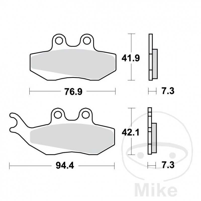 TRW Standard brake pads ALTN: 7378698 787.30.94