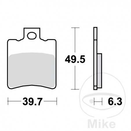 TRW Standard brake pads SCOOTER 787.49.69
