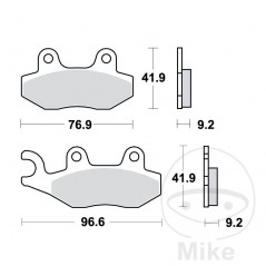 TRW Standard brake pads ALTN: 7322902 787.32.35