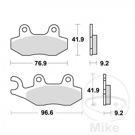 TRW Standard brake pads ALTN: 7322902 787.32.35