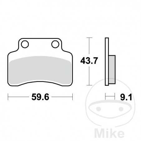 TRW Standard brake pads SCOOTER ALTN: 7321888 787.24.76