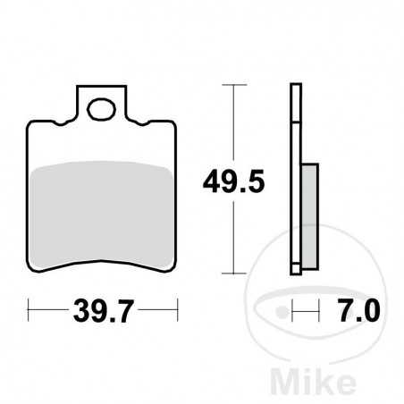TRW Standard brake pads SCOOTER ALTN: 7320203 787.49.85