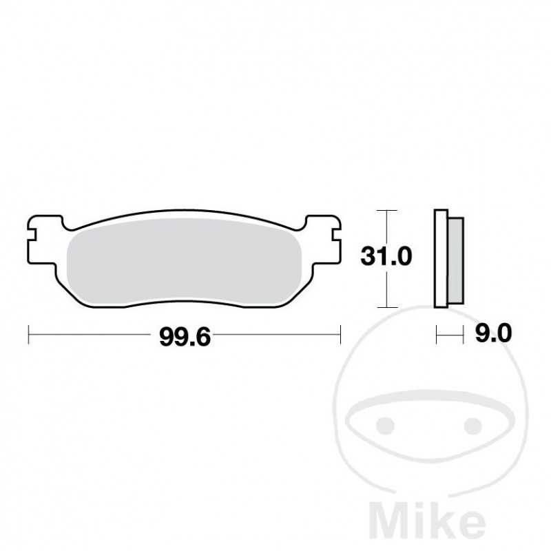 TRW Standard brake pads ALTN: 7321680 787.09.18