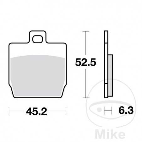 TRW Standard brake pads SCOOTER ALTN: 7320538 787.25.42
