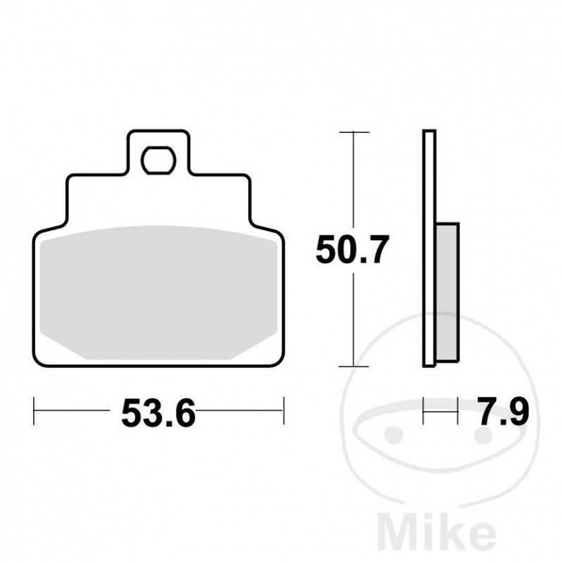 TRW Standard brake pads SCOOTER ALTN: 7320543 787.26.90
