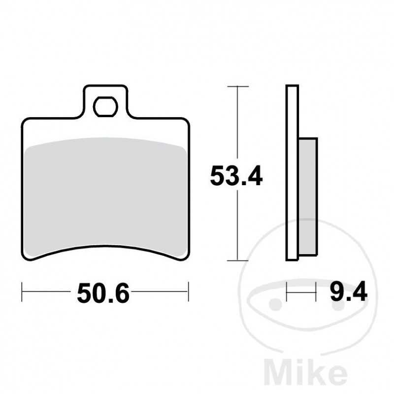 TRW Standard brake pads SCOOTER ALTN: 7320541 787.27.08