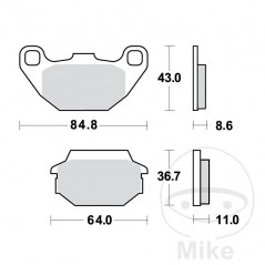 TRW Standard brake pads ALTN: 7324080 787.43.32