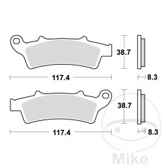 TRW Standard brake pads ALTN: 7320548 787.37.63