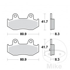 TRW SINTERED BRAKE PADS SCOOTER ALTN:7323090 787.39.87