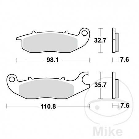 TRW Standard brake pads ALTN: 7320492 787.43.16