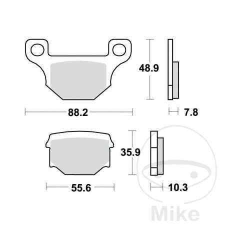 TRW Standard brake pads ALTN: 7321151 787.00.00