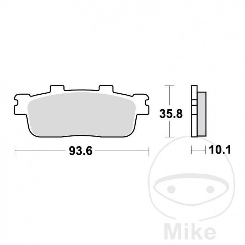 TRW Standard brake pads ALTN: 7320562 787.00.40