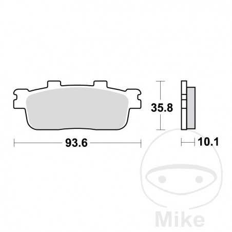 TRW Standard brake pads ALTN: 7320562 787.00.40