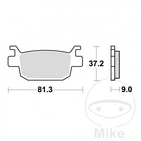 TRW Standard brake pads ALTN: 7320558 787.07.28