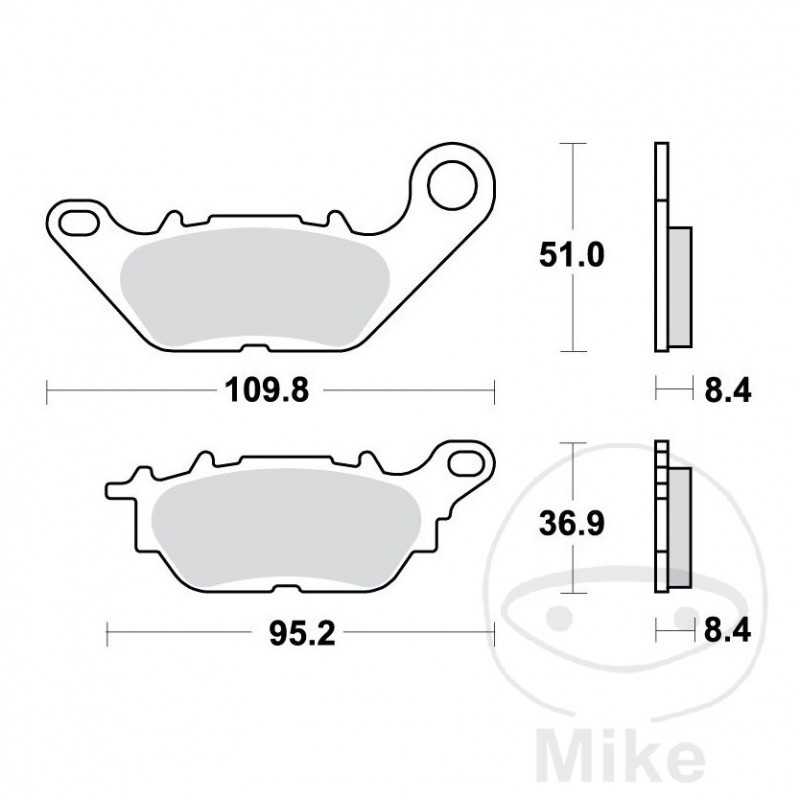TRW Standard brake pads ALTN: 7370218 787.50.57