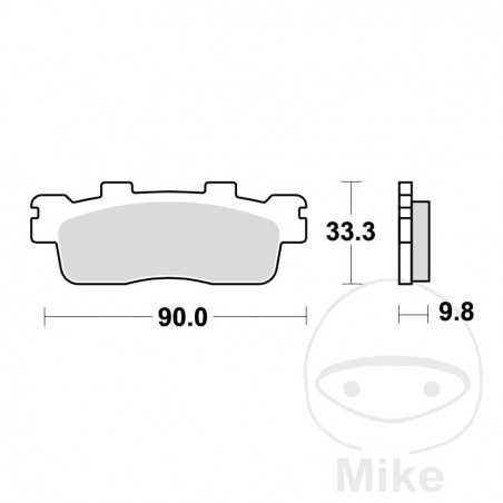 TRW Standard brake pads ALTN: 7320564 787.04.05