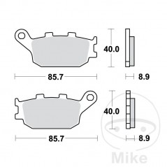 TRW Standard brake pads ALTN: 7375157 787.05.38