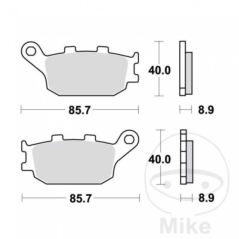 TRW Standard brake pads ALTN: 7375157 787.05.38
