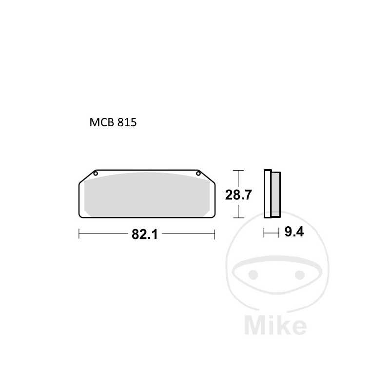 TRW SINTERED BRAKE PADS SCR 787.03.10