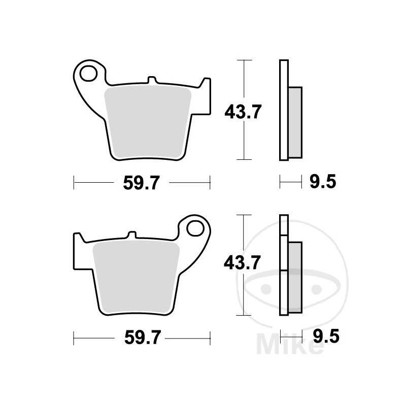 TRW PASTILLAS DE FRENO SINTERIZADAS RSI 787.03.18