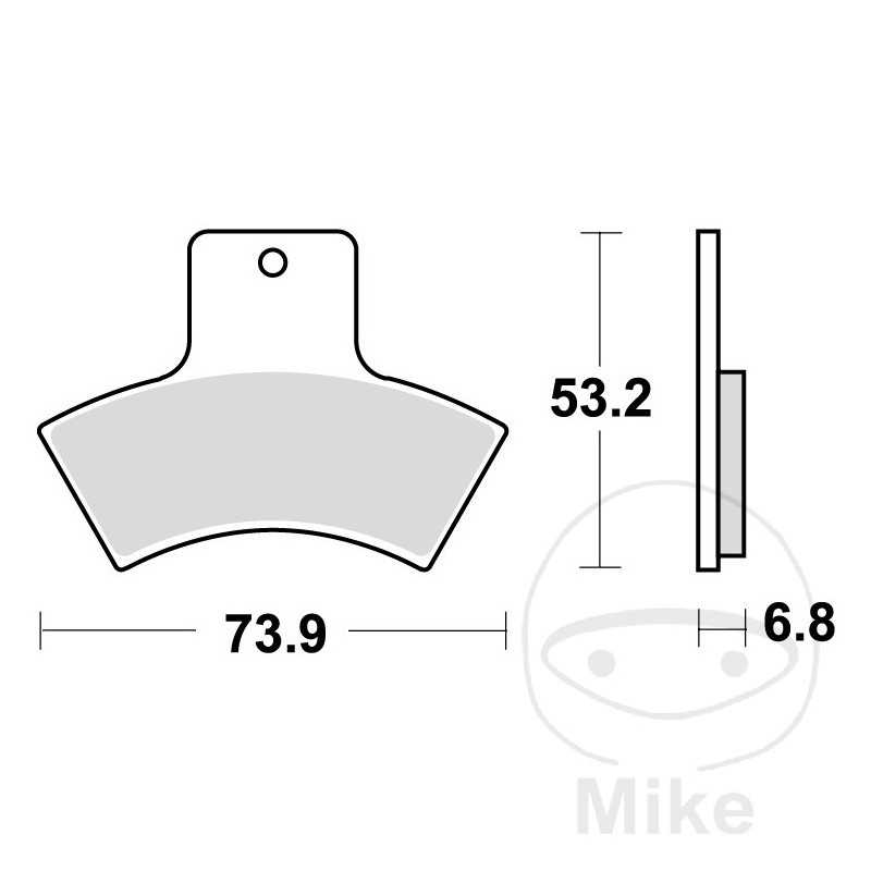 TRW SINTERED BRAKE PADS SI 787.03.20