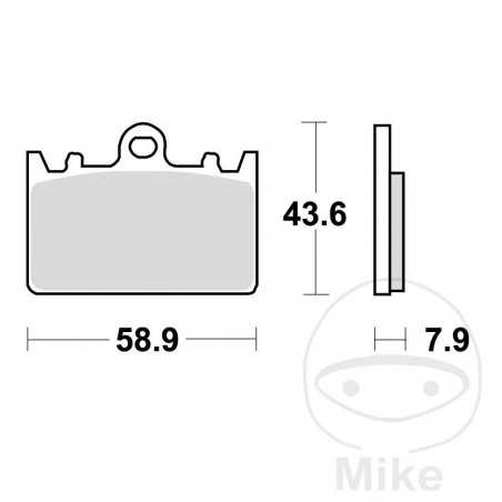 TRW Standard brake pads ALTN: 7376627 787.26.74
