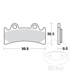 TRW Standard brake pads ALTN: 7376569 787.26.33