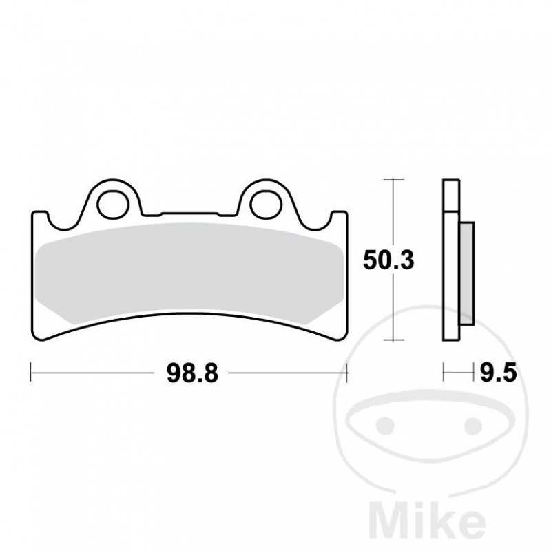 TRW Standard brake pads ALTN: 7376569 787.26.33