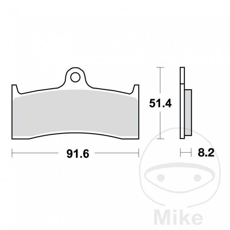 TRW Sintered front brake pads ALTN: 7322225 787.08.50