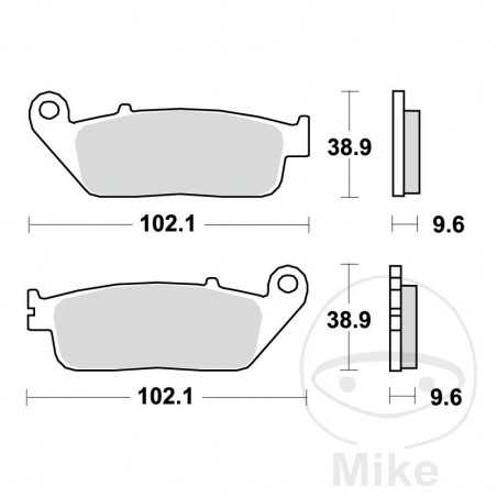 TRW Standard brake pads ALTN: 7377040 787.31.44