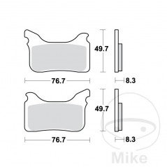 TRW PASTILLAS DE FRENO SINTERIZADAS RSI ALTN: 7320724 787.47.87