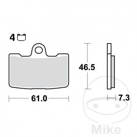 TRW Pastillas de freno delantero sinterizadas ALTN: 7323165 787.50.73