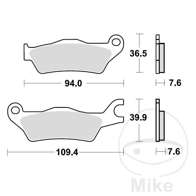 TRW Standard brake pads ALTN: 7320126 787.02.99
