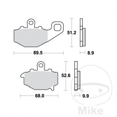 TRW Standard brake pads ALTN: 7376536 787.14.11